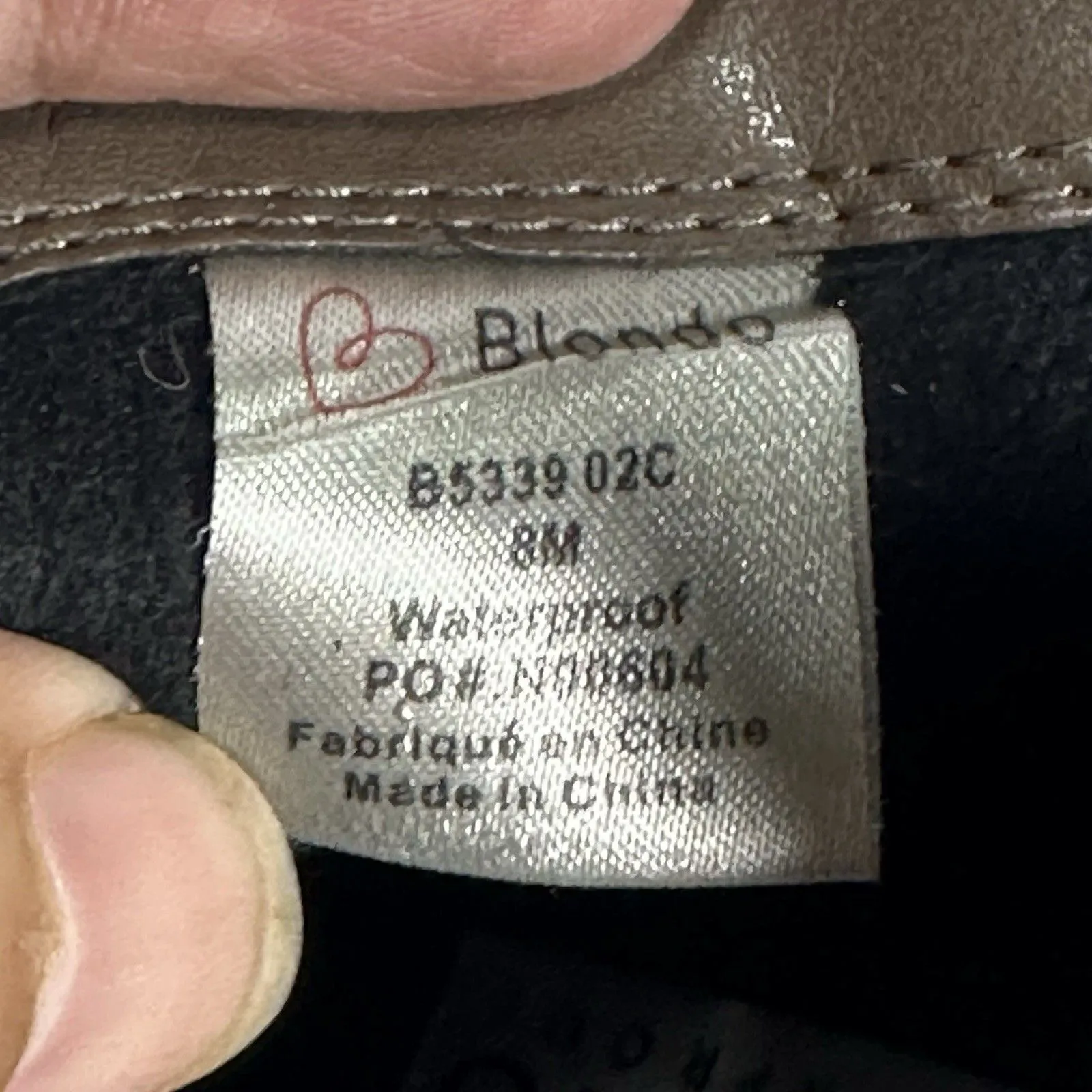 Blondo Waterproof Suede Ankle Boots - Women's Size 8M - Taupe/Mushroom - Image 9