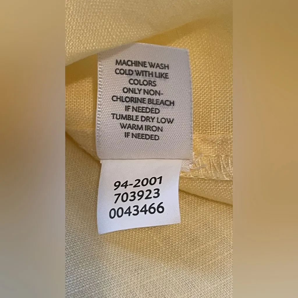 J. Jill Light Yellow Button - Image 8