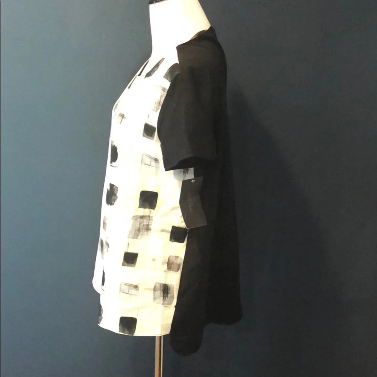 ZARA  Checkered Top - Image 3