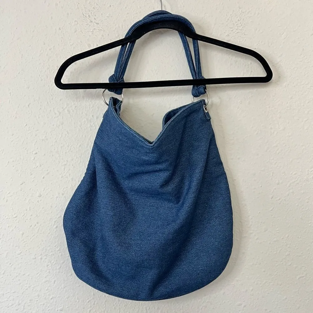 Escada Ibiza Hippie Denim Shoulder Bag Blue - Image 2