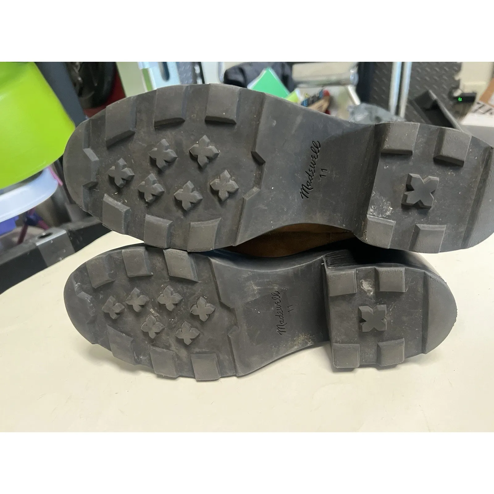 Madewell The Gwenda Platform Lug Ankle Boots In Toffee Suede Size 11 Women’s - Image 6