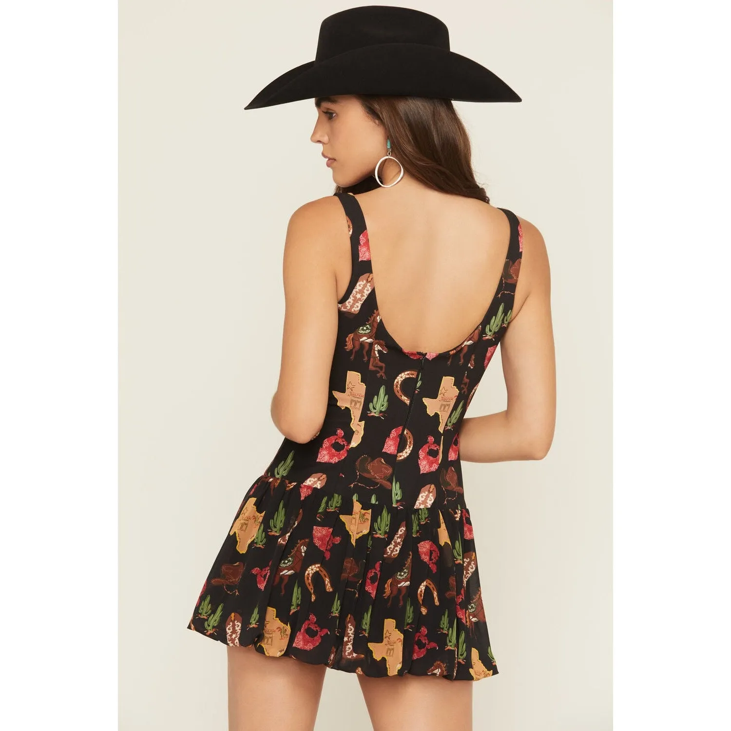 Show Me Your Mumu Marlow Mini Dress in Texas Hold Em L - Image 9