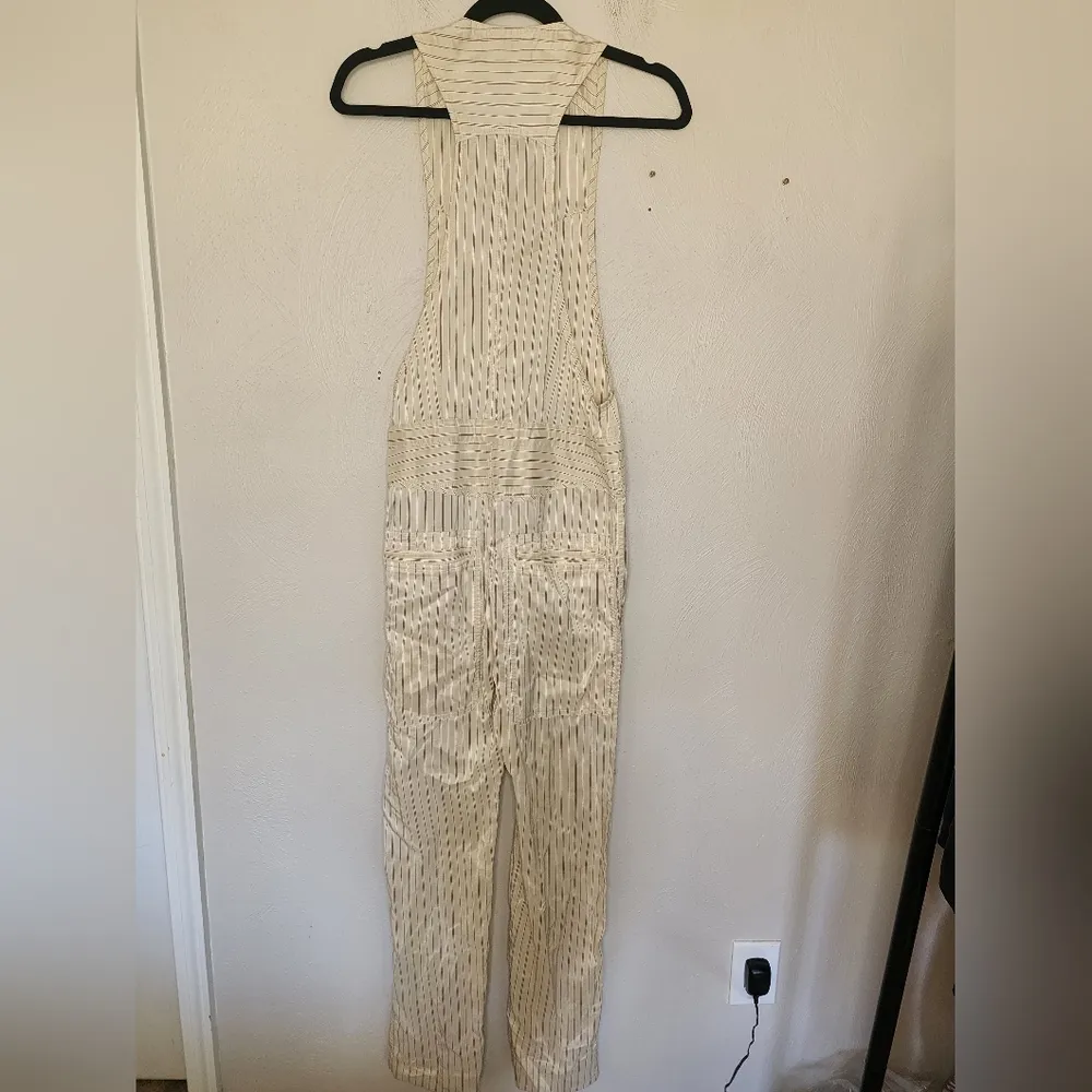 Isabel Marant Pinstripe Sleeveless Cargo Jumpsuit - Image 8