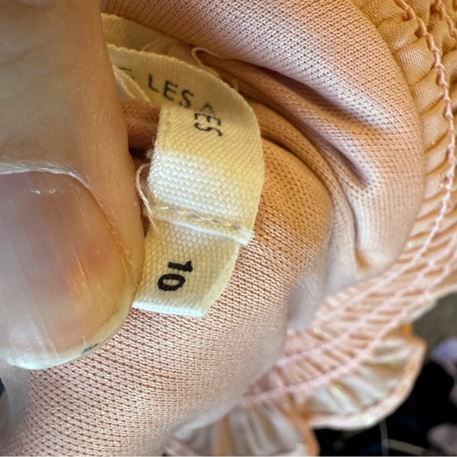 Avec Les Filles Pink Ruffed Tiered Maxi Dress Womens 10 Romantic Coquette Fairy - Image 11