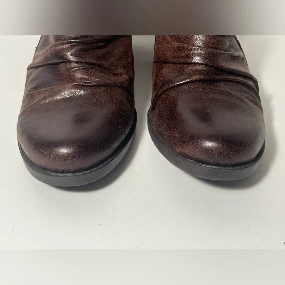 BareTraps Rosamund Brown Zip Booties Size 7.5 - Image 7