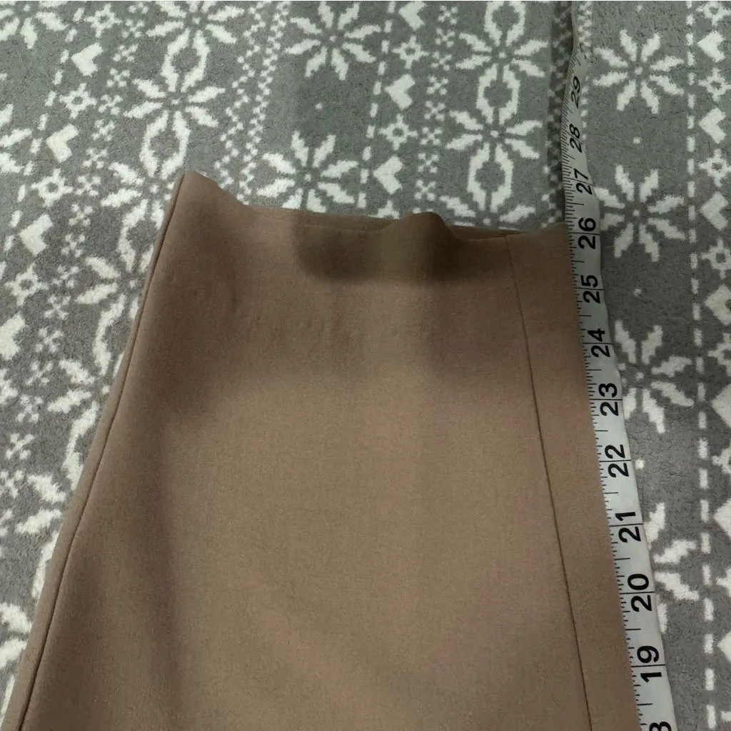 Chicos Pull On Pants Tan Zip Pockets Ankle Size 12 Chico's Size 2‎ - Image 9