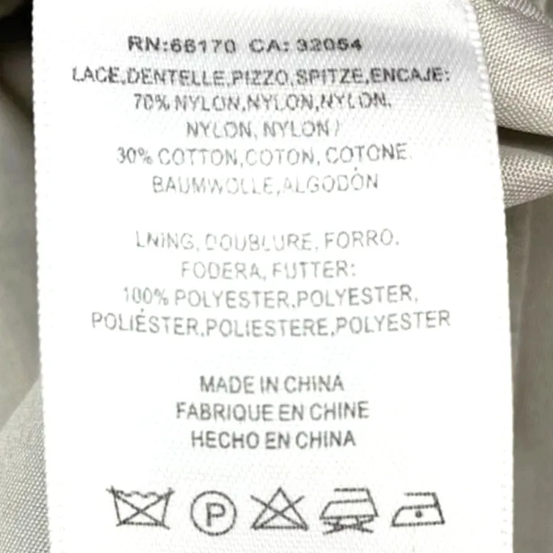 BHLDN Jenny Yoo Cream Lace Lydia A-Line Formal Knee Length Skirt size 0 NEW Tags - Image 9