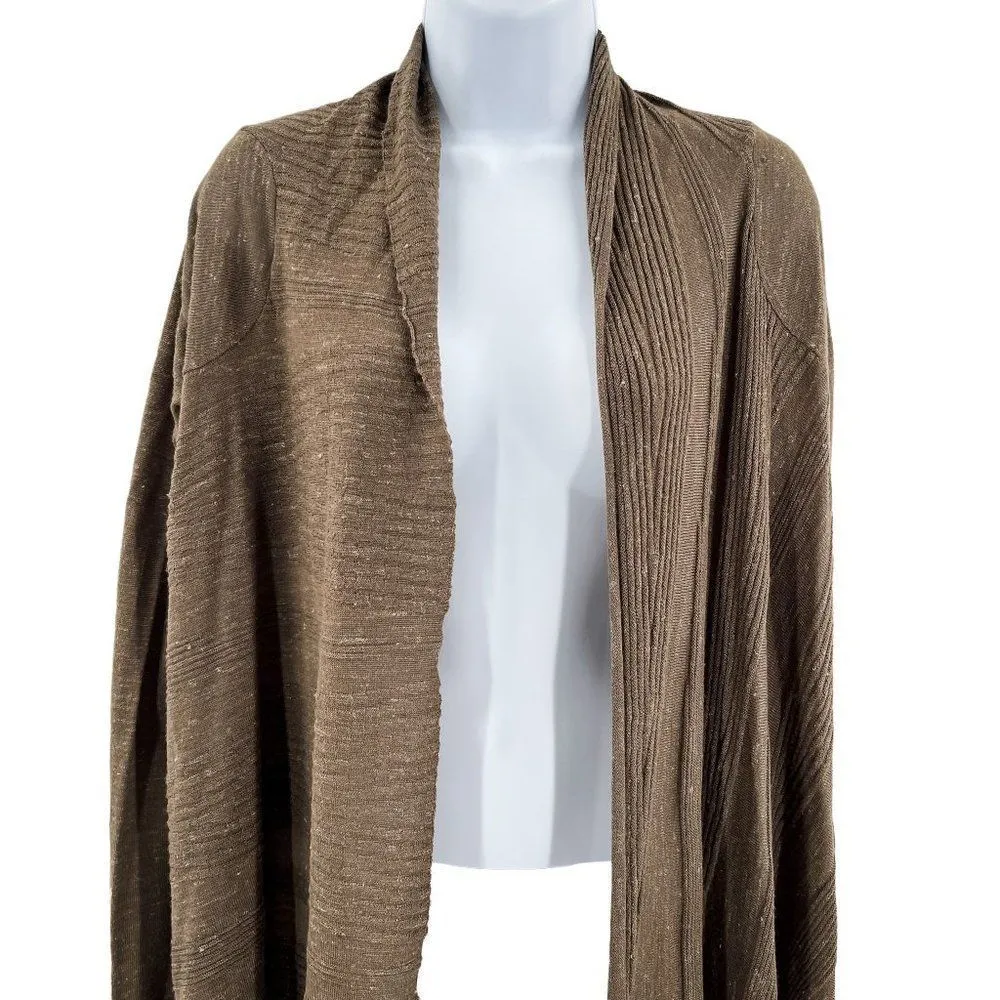 Anthropologie Moth Far Channels Brown Cardigan Sweater - Image 3