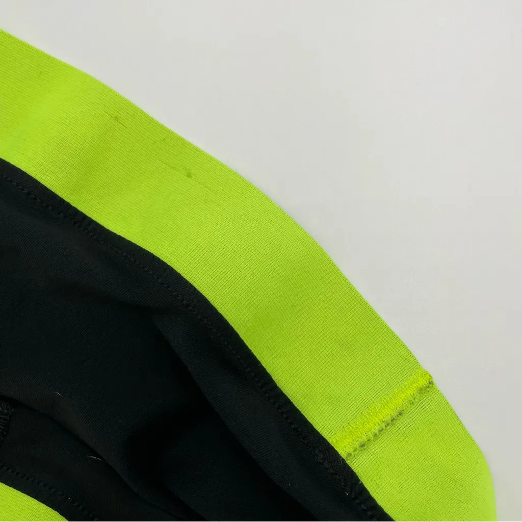 Nike Shorts Running Layers Black Neon Band Women Size Small Fitted Mesh‎ Stretch - Image 9