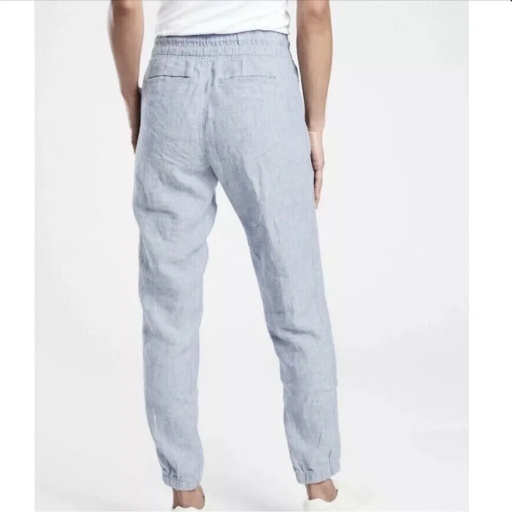 Athleta Women’s Cabo Linen Jogger Chambray Size 8 - Image 14