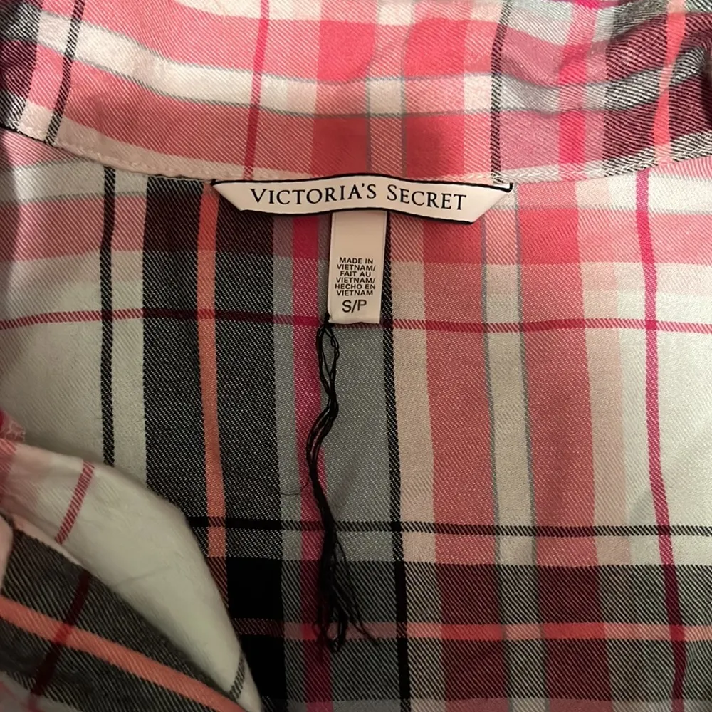 NWOT Victoria’s Secret Pink Plaid Sleep Shirt - Image 2