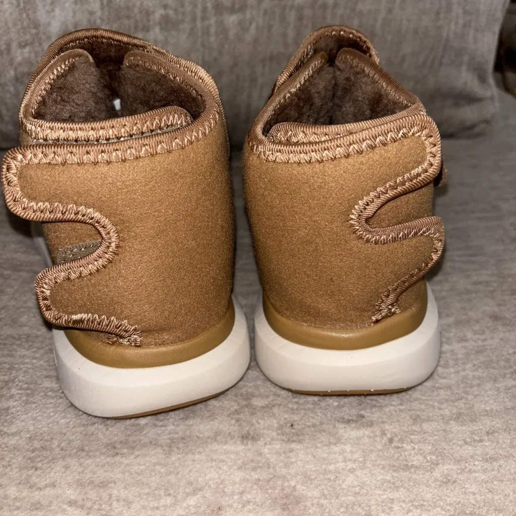 Womens 8 Wide Fitville Boots Diabetic Orthotic Adaptive Hook Loop "fur" Lined - Image 3