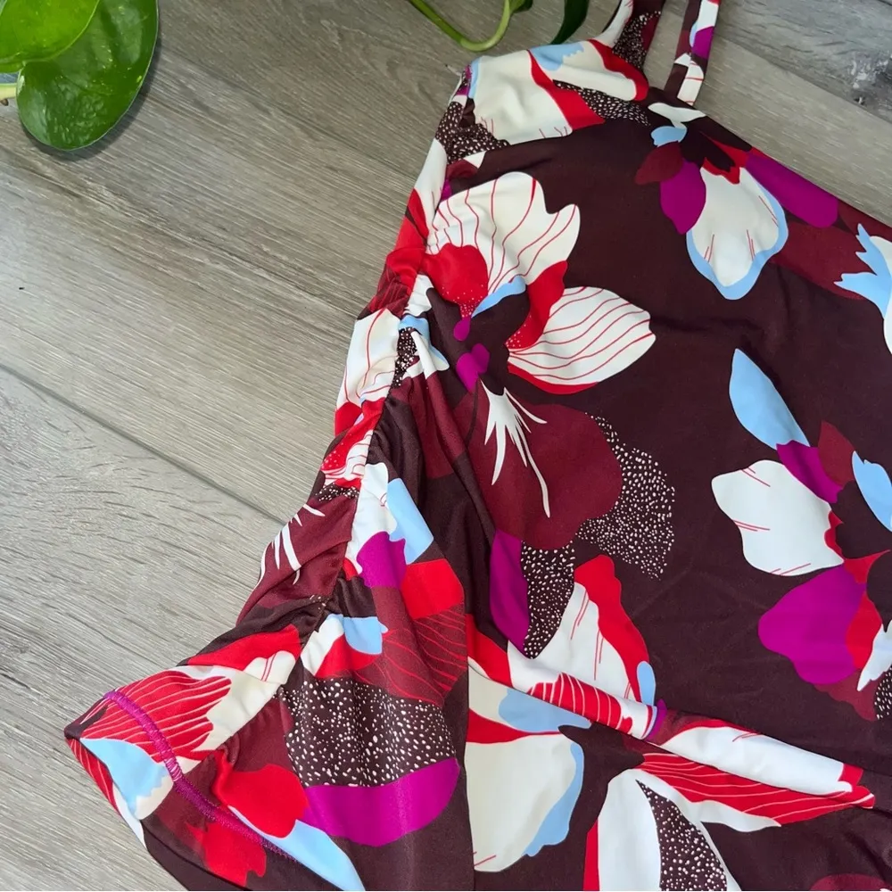 Athleta NWT Tankini Top Hermosa Bra Cup Square Neck - Image 5