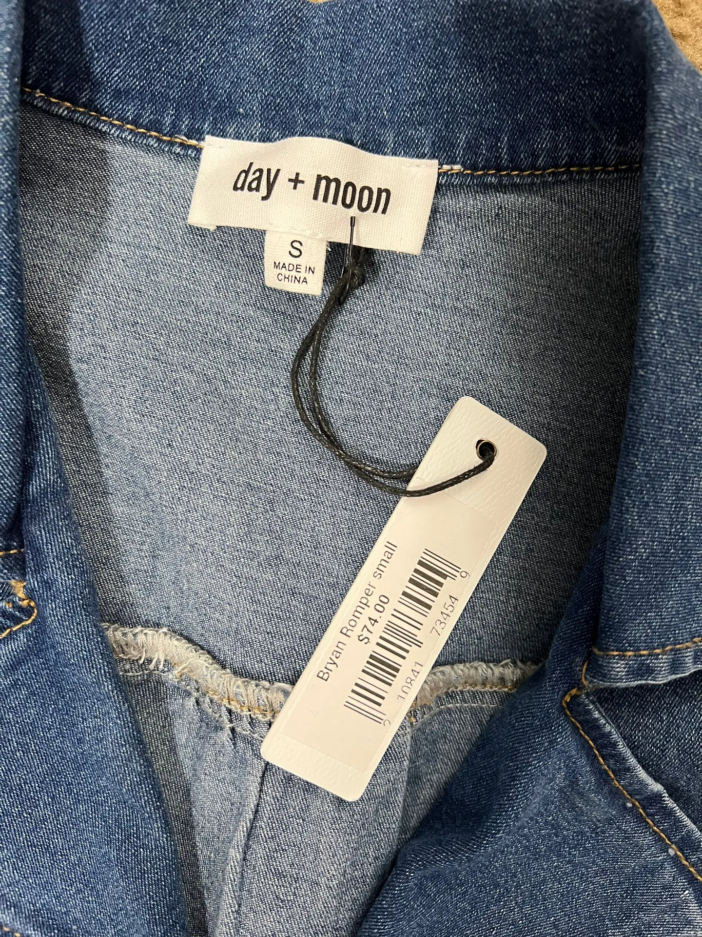 Denim Romper - Image 4