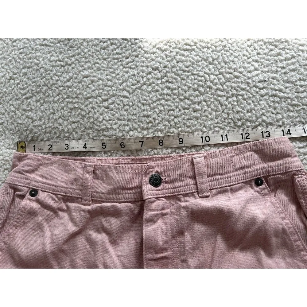 Madewell x MN Dye Studio The Perfect Vintage Wide Leg Jean Shaded Pink Size 28 - Image 7