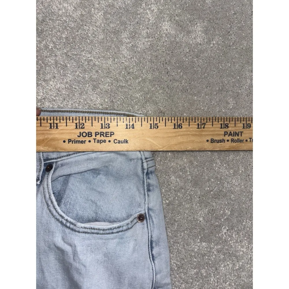 Abercrombie Fitch Jean Womens 28/6 Slim Straight High Rise Ankle Slit Curve Love - Image 7