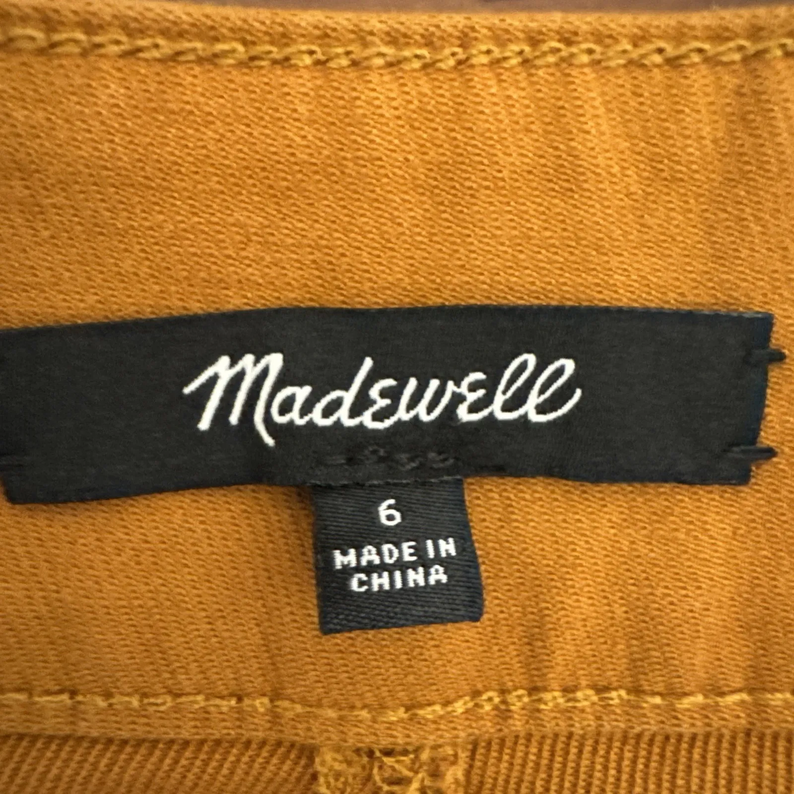 Y2K‎ New  Madewell Garment-Dyed Patch-cute Pocket Skirt / 6/ GOLDEN PECAN - Image 2