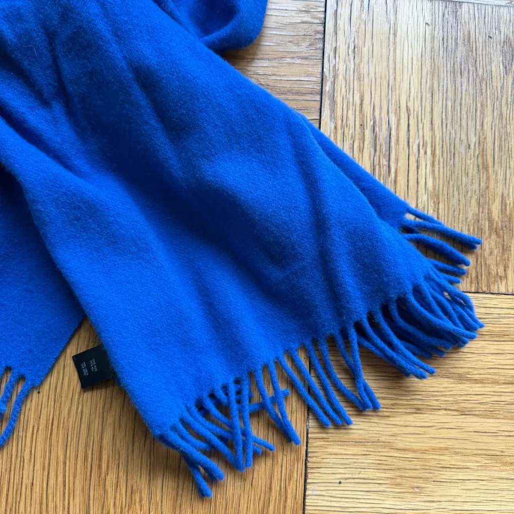 Rag & Bone Classic Wool Scarf, Pacific Blue, NWOT - Image 6