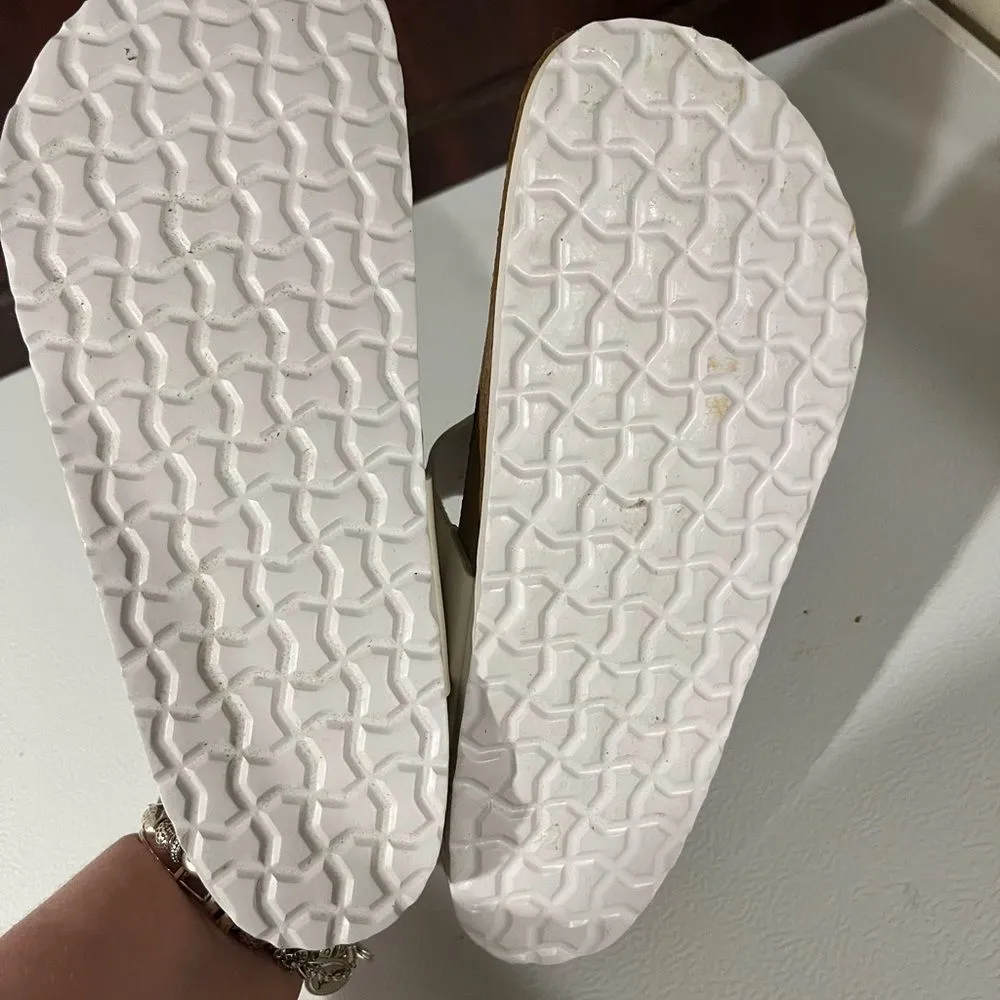 Women's White Sandals size 9 - Image 6