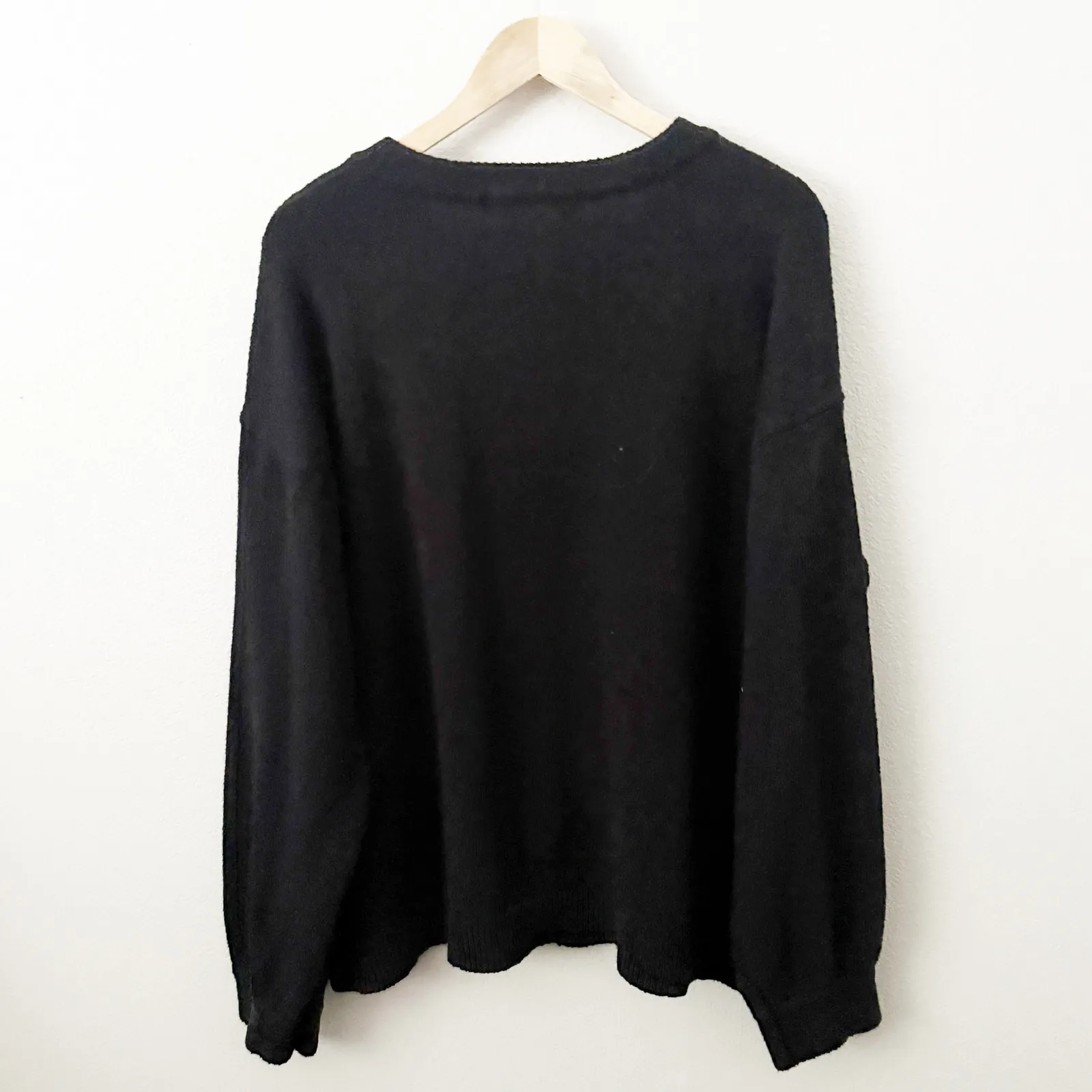 FREE PEOPLE | Ameena Sweater Black Cardigan Buttons - Image 7