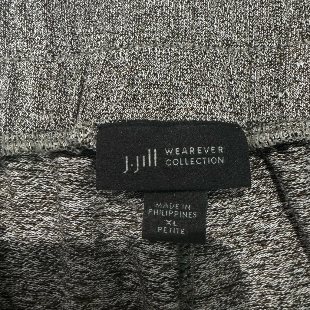 J.Jill Wearever Knit Stretch Crop Pants Pull‎ On 227862 Size X - Image 5