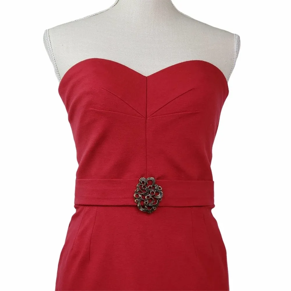 Trina Turk Ponte Cora Strapless Sheath Dress  NEW - Image 5