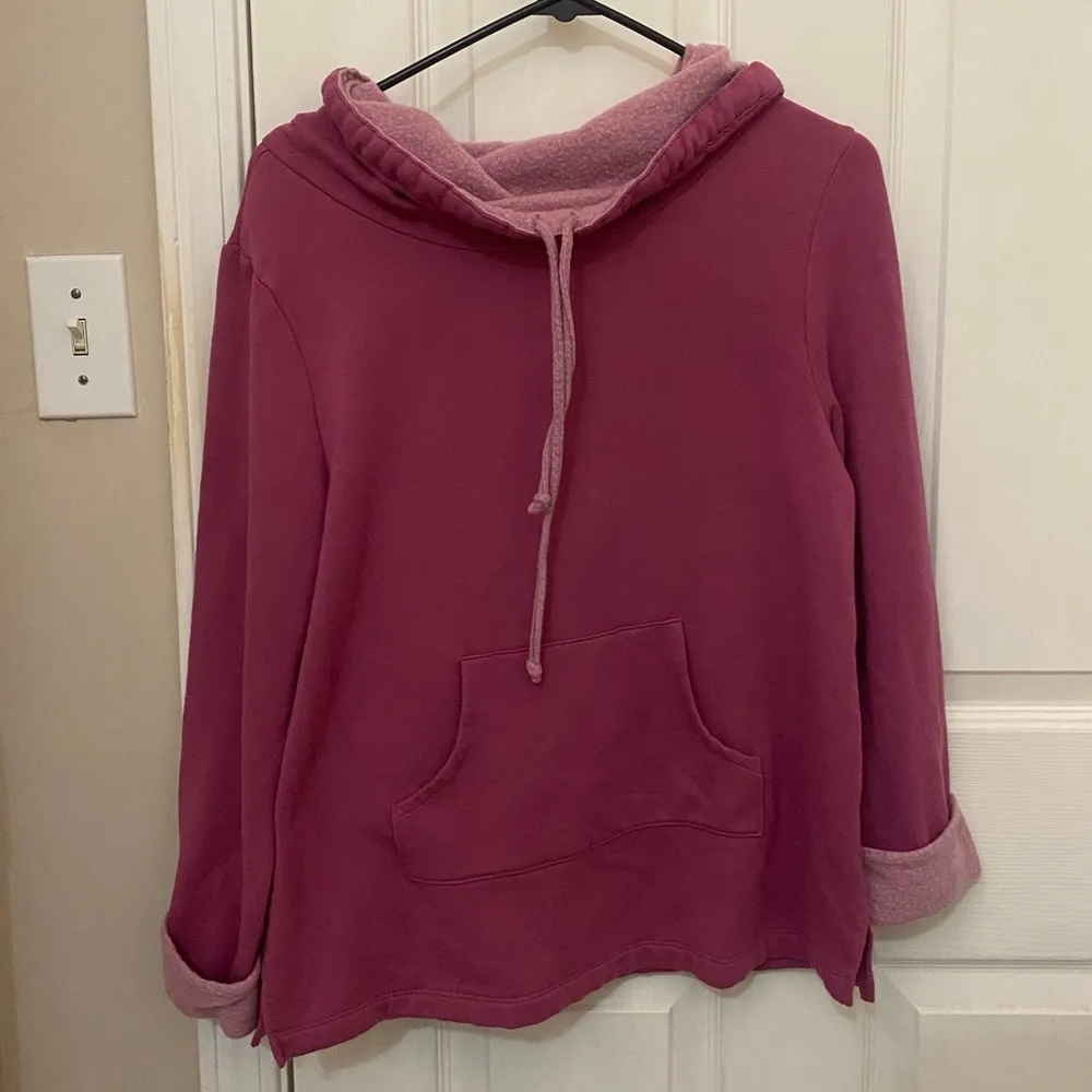 Pajamagram Super Soft Cowlneck Fleece Pajama/Loungewear Set Pink - Image 4