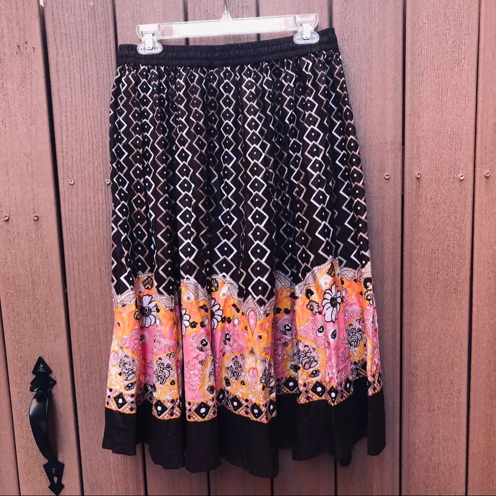 Pretty patterned drawstring skirt Size XL - Image 3