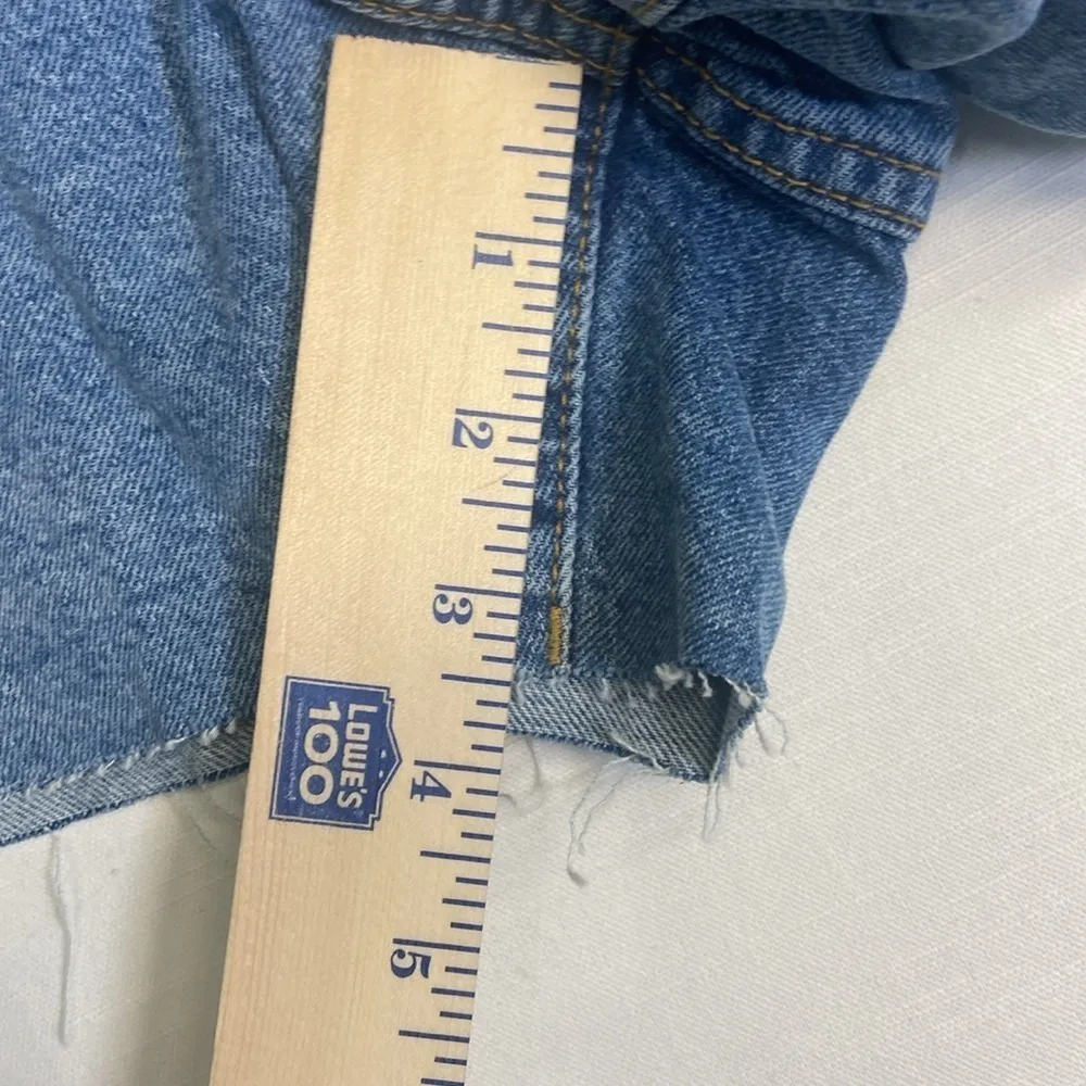 Cotton On Curve high rise 90s cutoff shorts- Plus Size 22 - Image 8