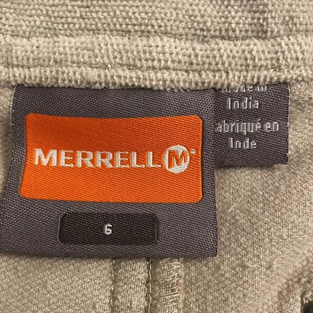 Merrell Tan Khaki Corduroy Straight Short Skirt Womens 6 Casual - Image 2