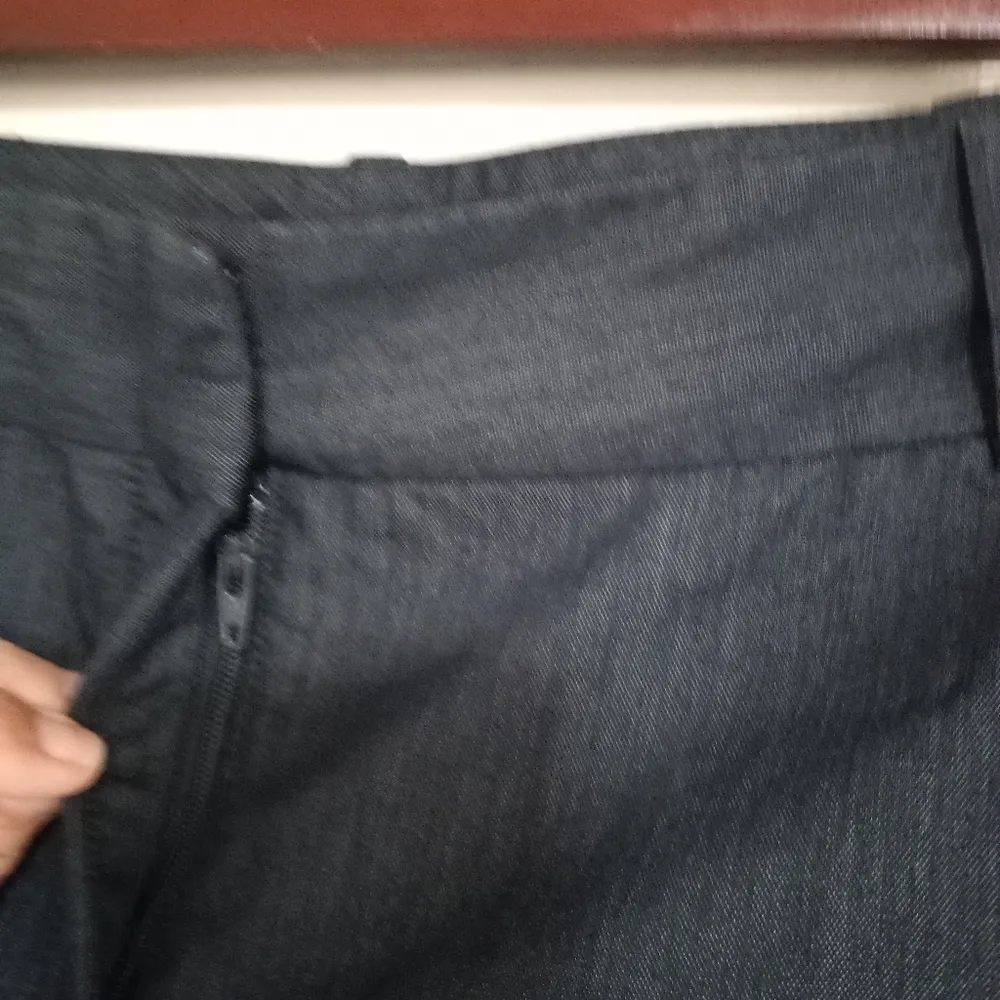 Talbots 10 32 Dress Long Shorts High Waisted 4-Pocket in Blue Black - Image 7