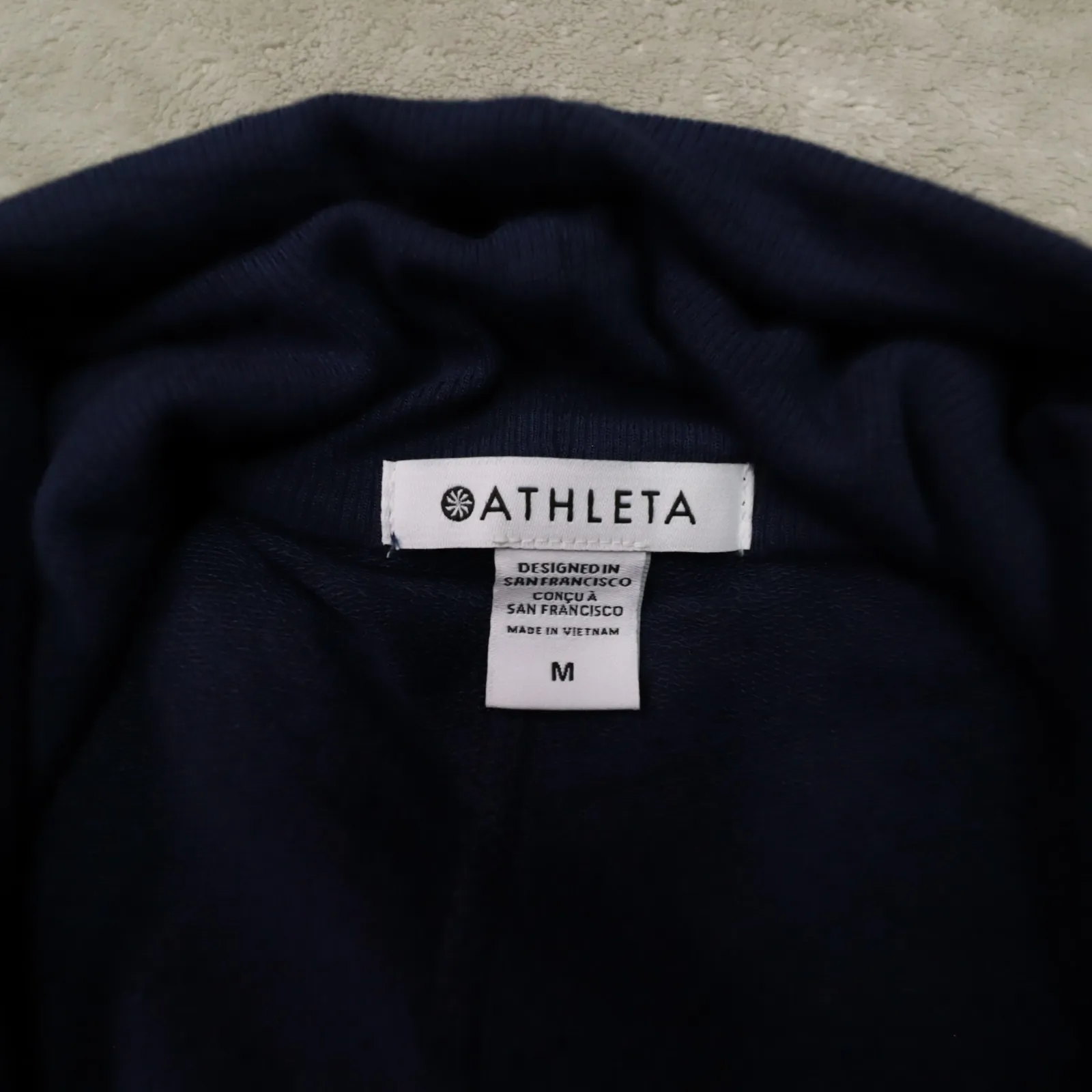 Athleta Pranayama Restore Wrap Cardigan Blue Sweater Women's size Medium 777944 - Image 2