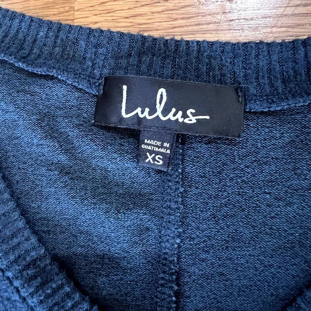 Lulus Long Sleeve‎ Top Blue XS - Image 2