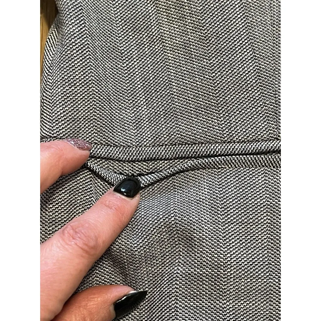 Zara‎ Basic Blazer Jacket Women 10 Gray One Button Career Professional Preppy - Image 6