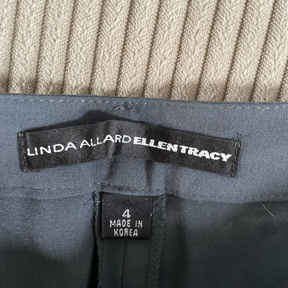 Linda Allard Ellen Tracy Straight Ankle Dress Pants Gray‎ Size 4 - Image 3