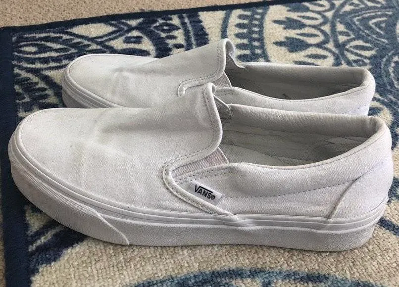 Vans White Slip On - Image 2
