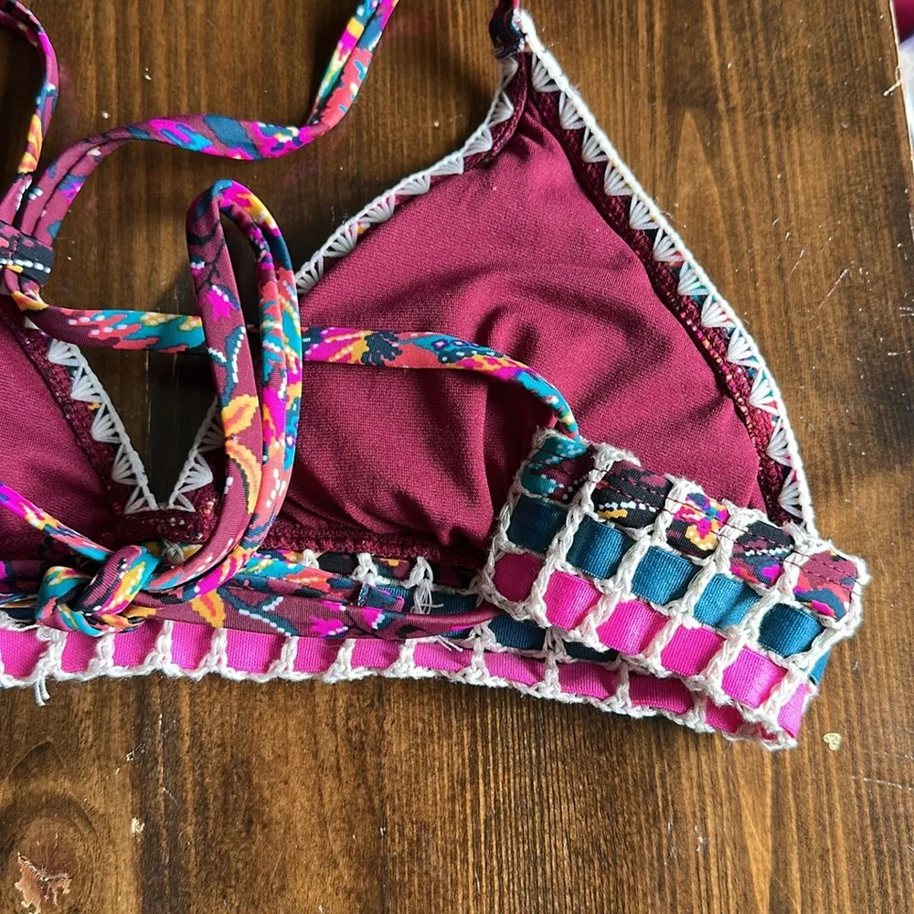Embroidered Bikini Top - Image 6