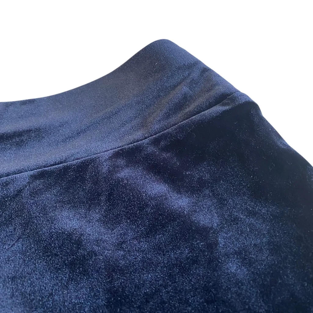 INC Black Skinny leg mid rise velvet pull on legging Pants NEW Size 16 - Image 10