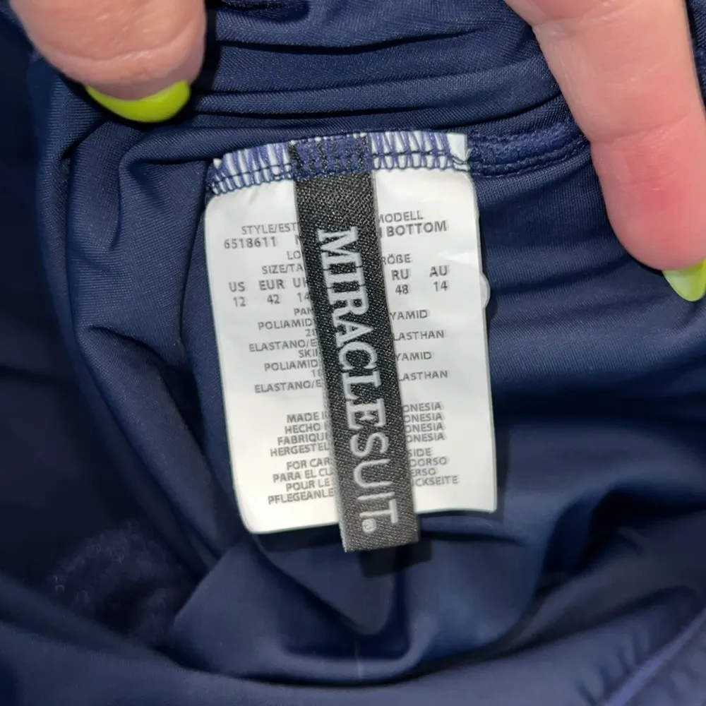 NWOT  Norma Jean Retro Swim Bottom - Navy - Image 5