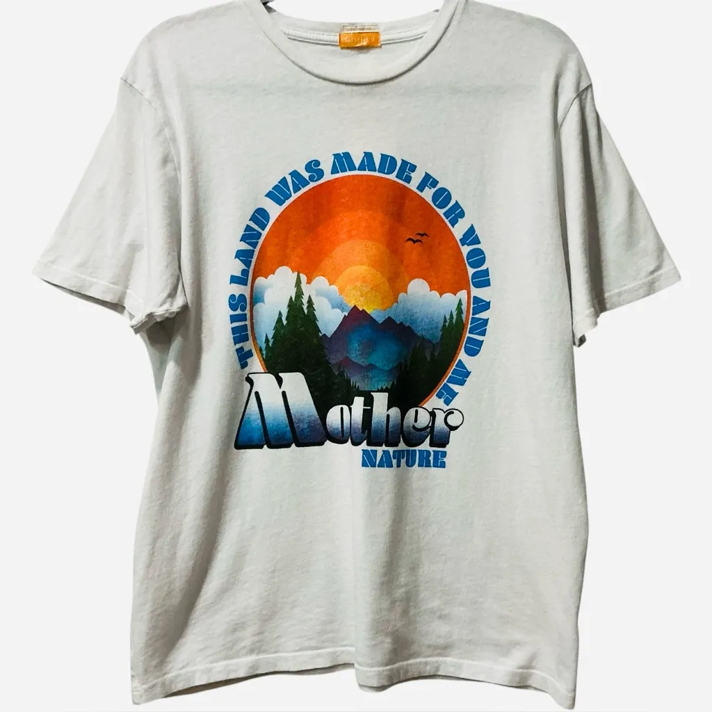 NWT MOTHER Nature The Rowdy You and Me Tee T - Image 5