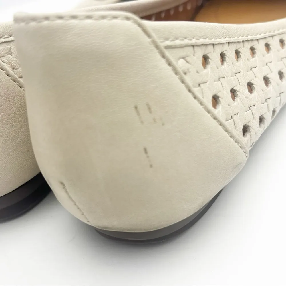 PATRICIA NASH Bettina Bone Laser Side Cutout Bow Detail Ballet Flats, Size 7.5 - Image 4