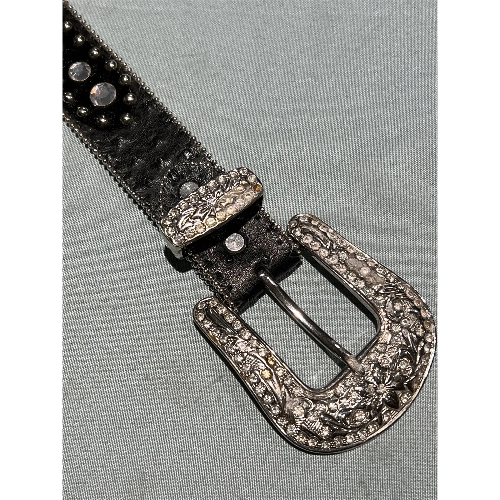 Barrel Racing RHINESTONE Western Bling Belt - SZ Large D8 - Image 12