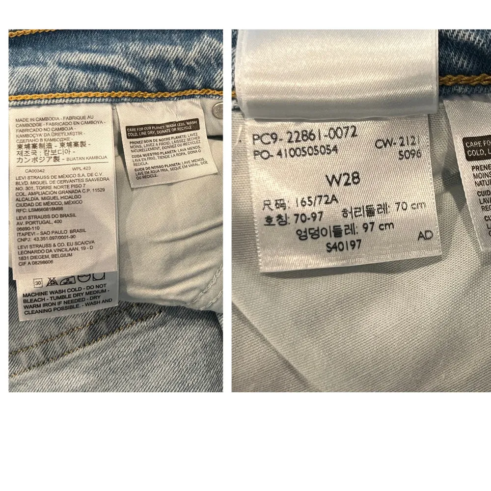 Levi’s Wedgie Icon Fit Ankle Jeans High Waist Size 28 - Image 9