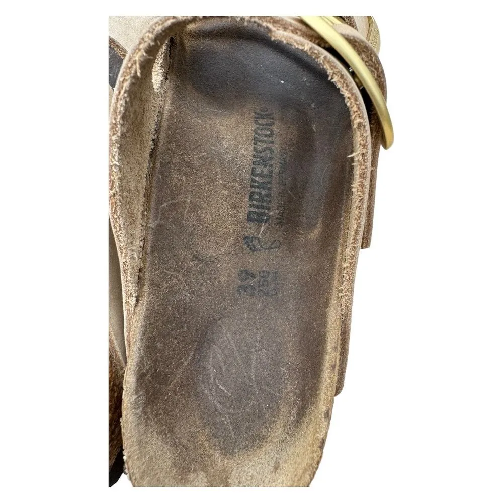 Arizona Big Buckle Nubuck Leather SandCastle 39 - Image 5