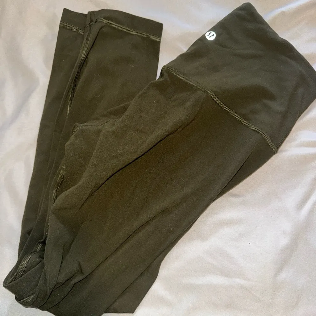 Lululemon Athletica Dark Olive Align 25 inch Leggings - Image 2