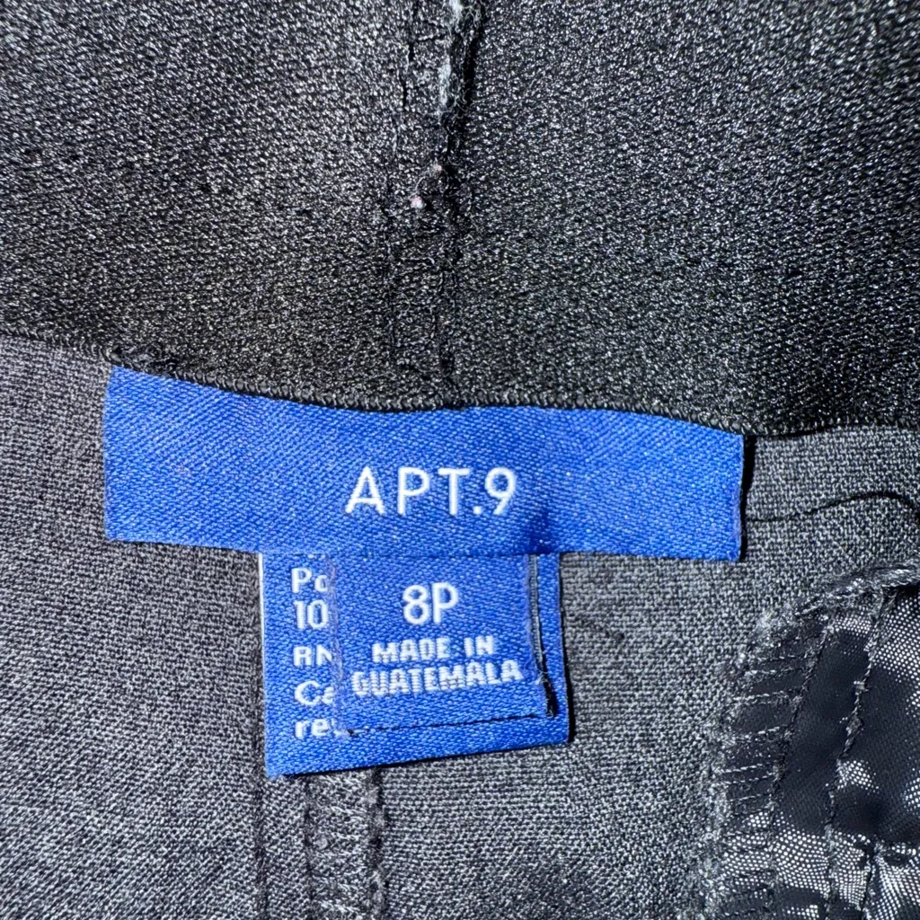 Apt9 Straight Leg Pants with Wide “Tummy Flattening” Waistband - Image 4