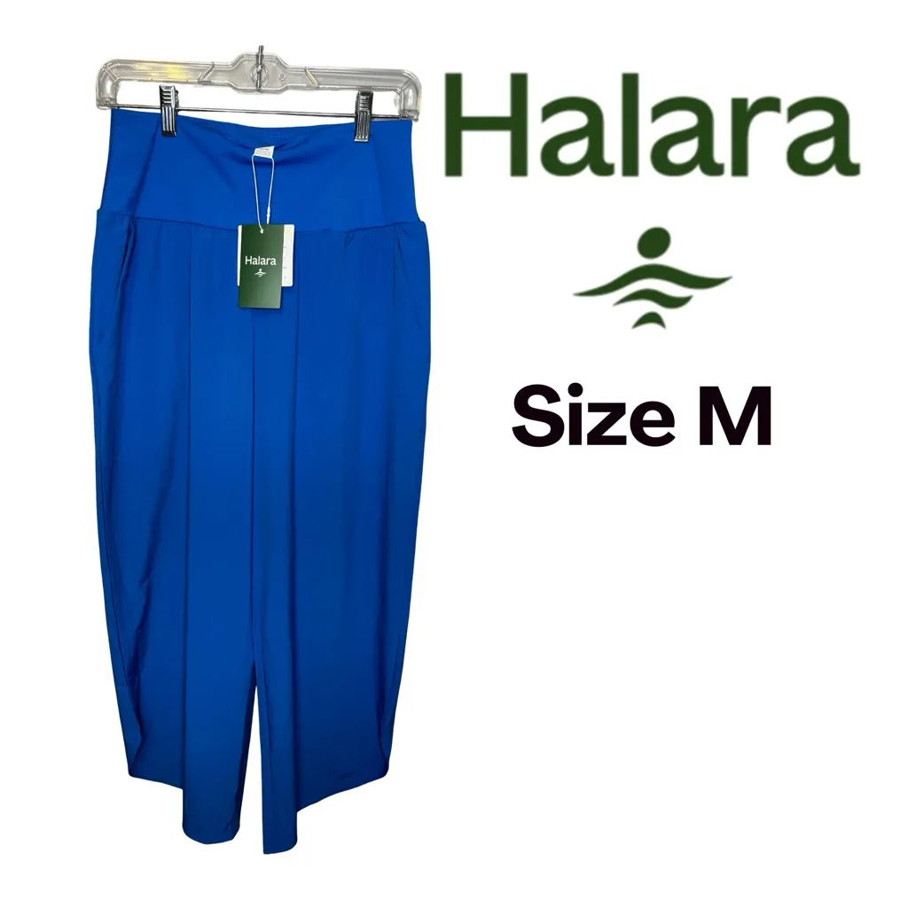 Halara Breezeful Wide Leg Pants Blue Size M NWT - Image 2