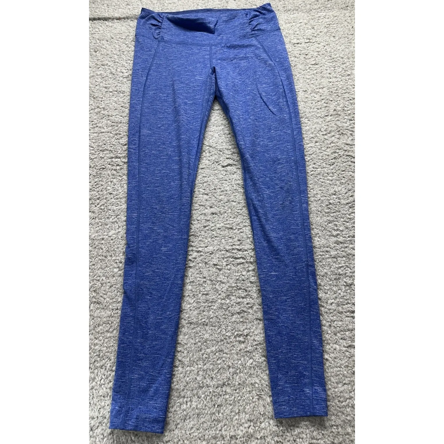 Mountain Hardwear Leggings Pants Gym Work Out‎ Yoga Royal Blue Womens Size SP - Image 2