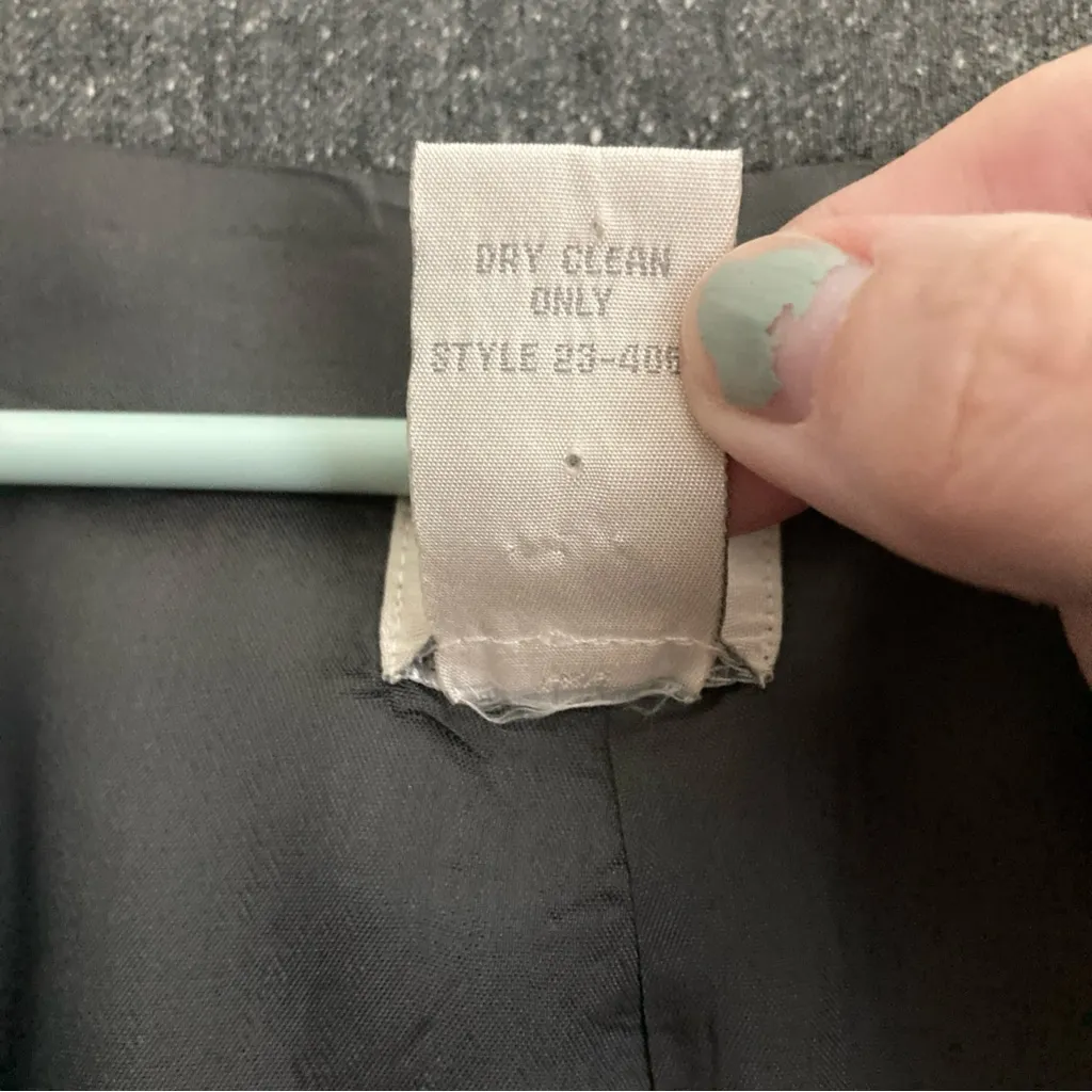 J.Jill Stretch Button Lined XL Rayon Wool Silk Cardigan Gray Office - Image 8