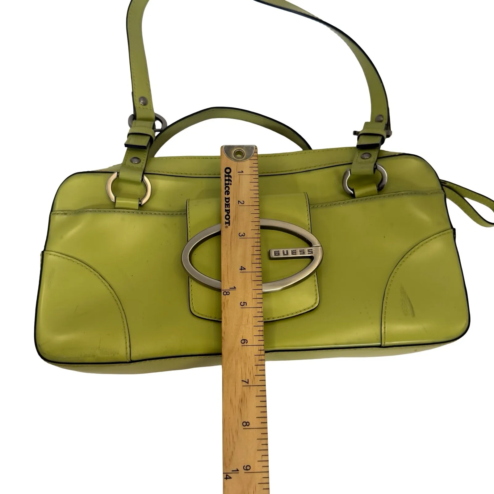 Y2K Guess Lime Green Shoulder Bag - Image 12